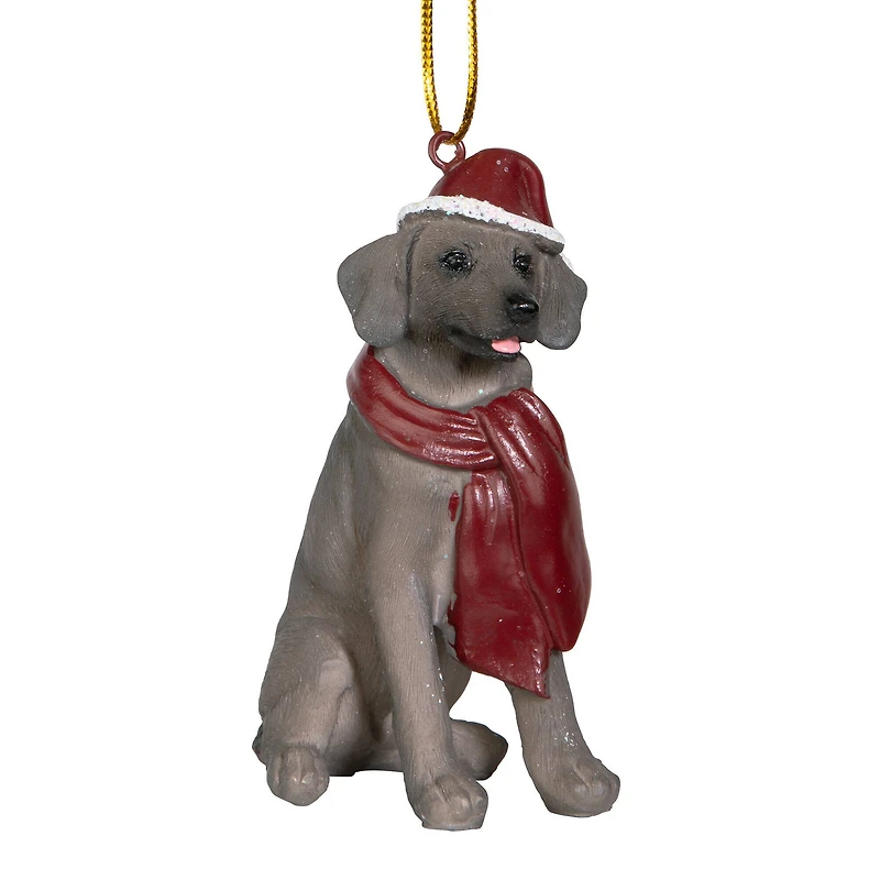 Design Toscano 3.5" Weimaraner Ornament Sculpture