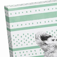 Minty Eyes Cheetah Canvas Wall Art