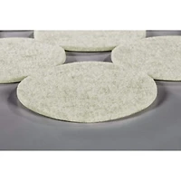 RoomMates Ivory Modern Circles Acoustical Peel & Stick Tiles