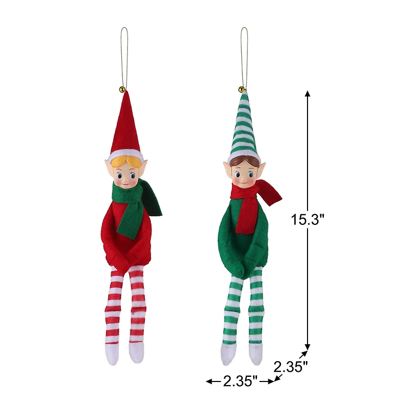 Mr. Christmas Recordable Knee Hugger Elves Set