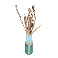 Hello Honey® 13" Terracotta Vase with Hand-Painted Design