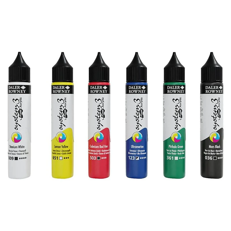 Daler-Rowney® System3 Fluid Acrylic Starter Set