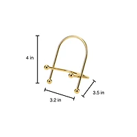 Golden Curved Wire Photo Easel by Studio Décor
