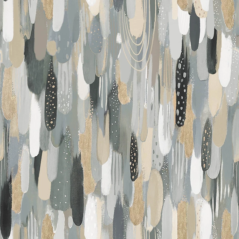 RoomMates Neutral Brushstroke Peel & Stick Wallpaper