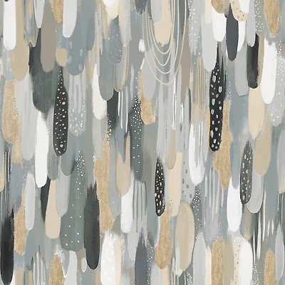 RoomMates Neutral Brushstroke Peel & Stick Wallpaper