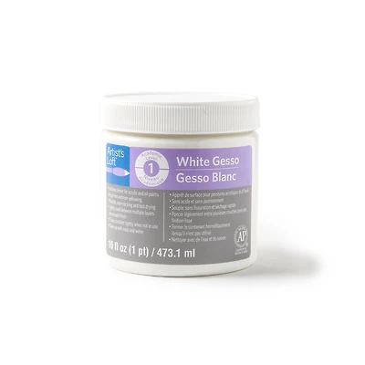 Pack: White Acrylic Gesso by Artist's Loft