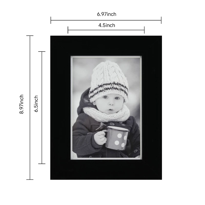 5" x 7" Velvet Plastic Frame by Studio Décor