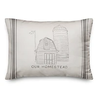 Our Homestead 14" x 20" Throw Pillow