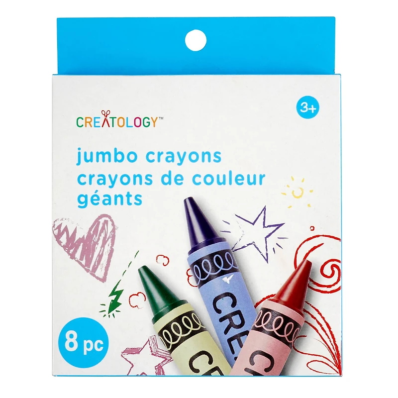 Jumbo Crayons, 8ct. by Creatology™