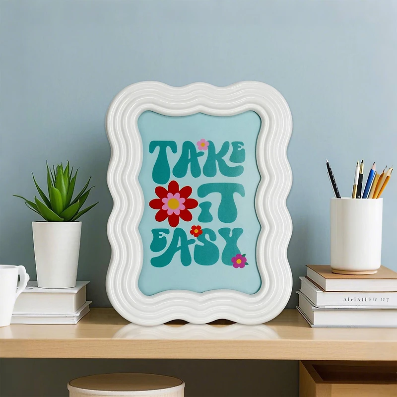 4" x 6" Waves Retro Frame by Studio Décor