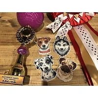 MP Studia Who Said Woof? Magnets Plastic Canvas Counted Cross Stitch Kit