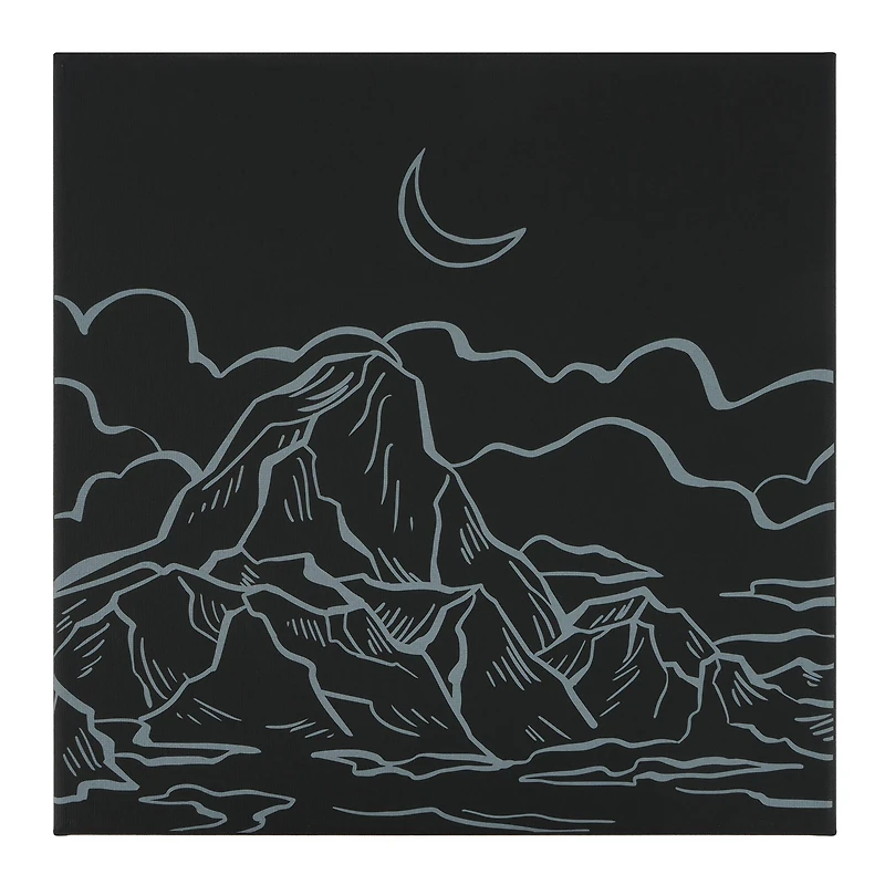 11" x 11" Mountain Sky Canvas Painting Kit by Craft Smart®