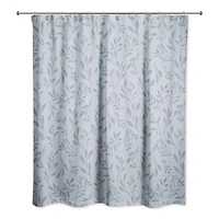 74" Delicate Floral Shower Curtain