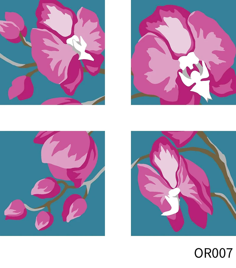 Orchids Paint-by-Number Gallery Mini Kit by Artist's Loft®