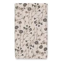 Botanicals Charcoal II Tans 16" x 25" Towel Set
