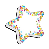 Ashley Productions Star Confetti Magnetic Whiteboard Erasers, 6ct.