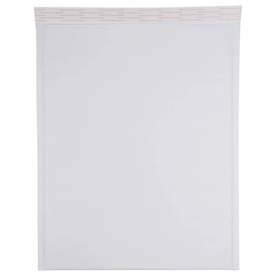 JAM Paper 14.25" x 18.5" White Kraft Bubble Lite Padded Mailers, 25ct.