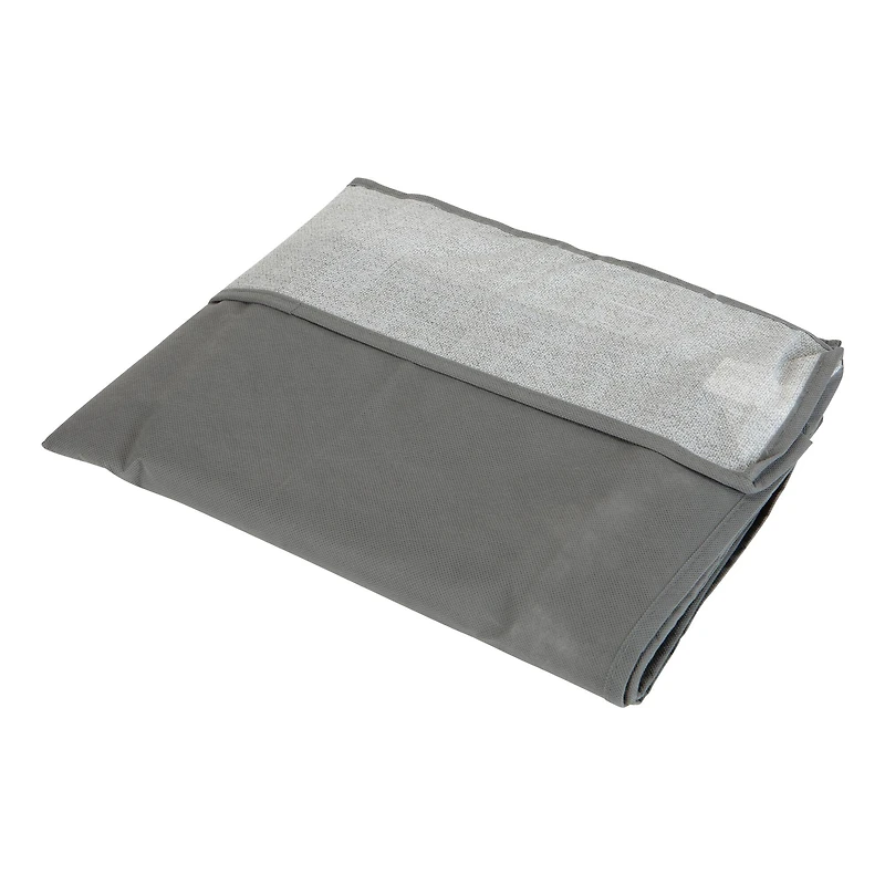 Simplify Heather Gray 12 Pair Under the Bed Shoe Storage Box