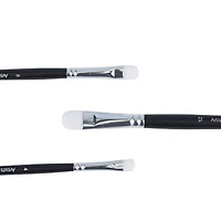 Scrubber White Taklon 3 Piece Mixed Media Brush Set by Artist's Loft®