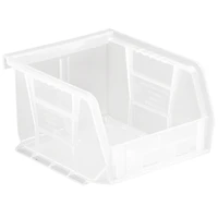 Quantum Storage Systems® 5.375" x 4.125" Clear ULTRA Stack and Hang Bin