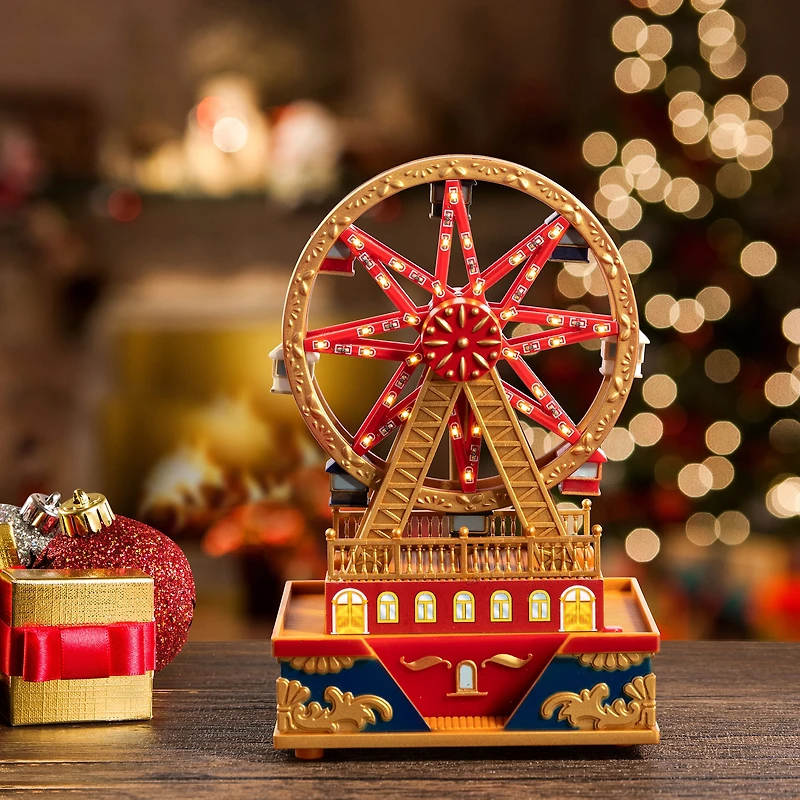 5.75" Animated & Musical Ferris Wheel