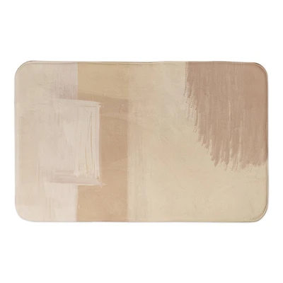 Neutral Desert Abstract Bath Mat