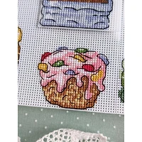 MP Studia Rabbit and Carrots. Magnets Plastic Canvas Plastic Canvas Counted Cross Stitch Kit