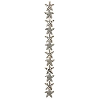 Silver Starfish Mix Metal Beads, 14mm by Bead Landing™