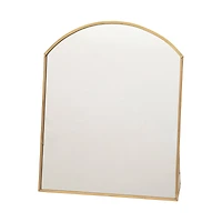 Hello Honey® 10'' Brass Finished Metal Framed Standing Mirror