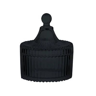 4" Gothic Glass Jar with Lid by Ashland