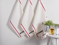 DII® Assorted Beer Pub Print Dishtowel (Set of 4)