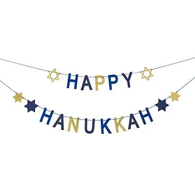 6ft. Happy Hanukkah Felt Garland by Ashland®