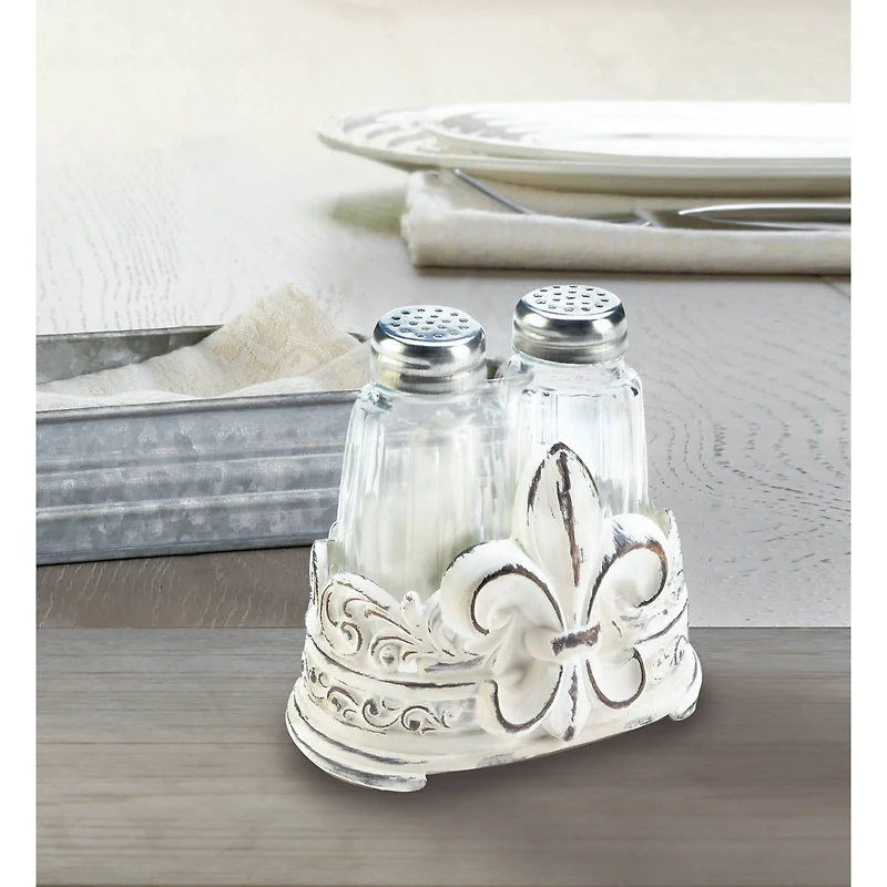 4" Fleur-De-Lis Shaker Set