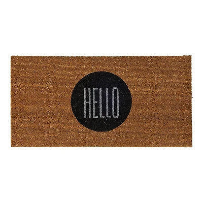 Hello Honey® Hello Natural Coir Doormat