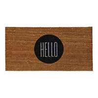 Hello Honey® Hello Natural Coir Doormat