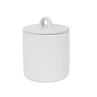 6.25" White Stoneware Canister by Ashland®