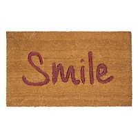 Natural Coir Smile Doormat