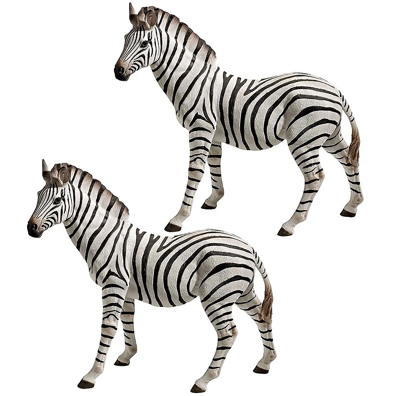 Design Toscano 22.5" Zora, the Zebra Statues, 2ct.