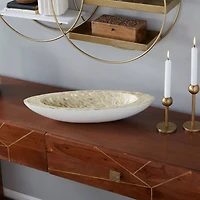 White Mother of Pearl Coastal Tray