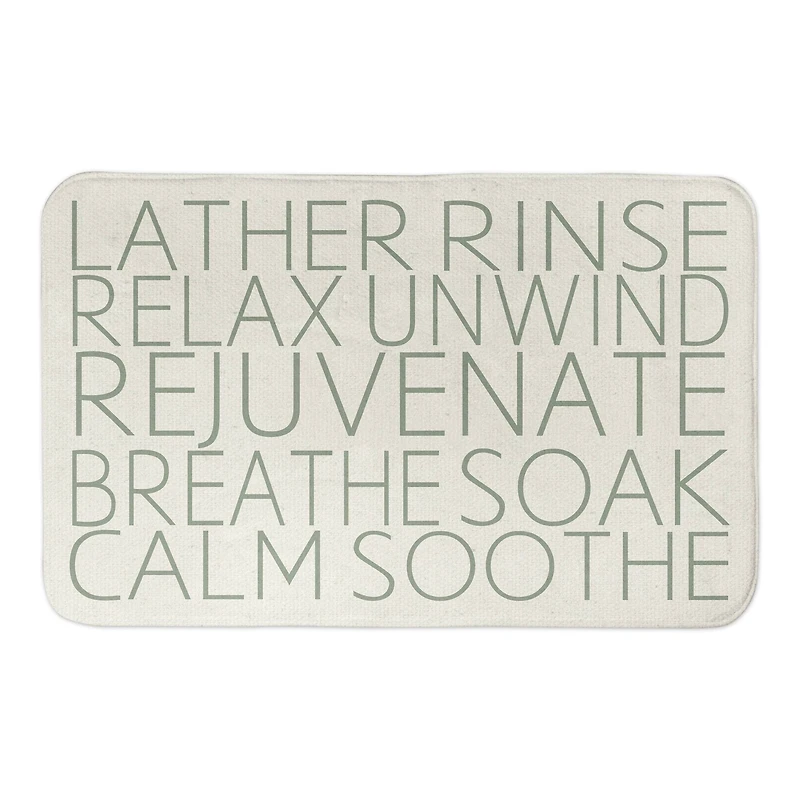 Relaxing Bath 34" x 21" Bath Mat