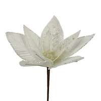 22" White Pearl Poinsettia Stem by Ashland®