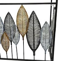 Black Metal Contemporary Console Table, 30" x 44" x 16"