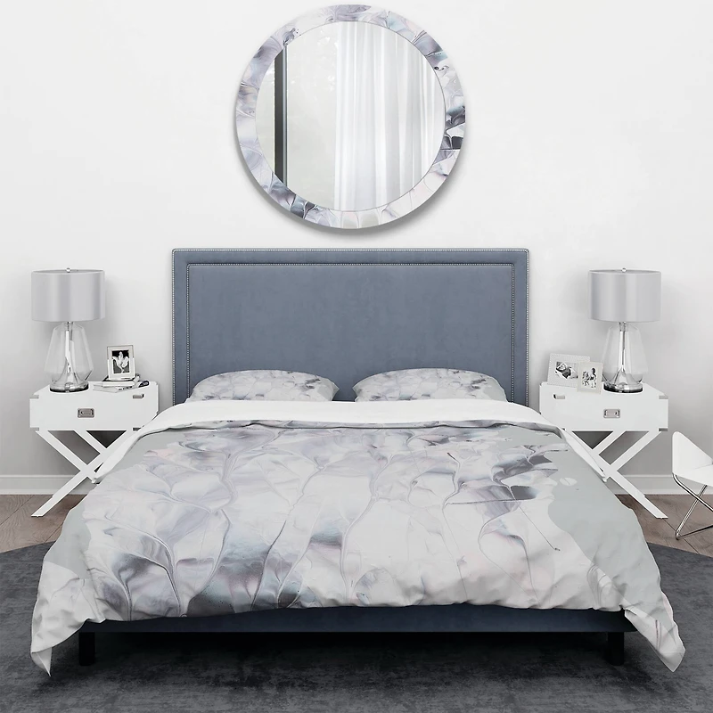 Designart 'Light and Shadow II' Geometric Bedding Set
