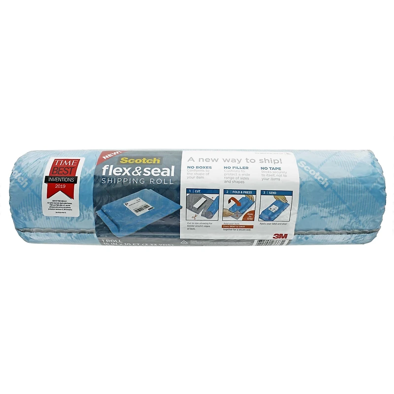 Scotch Flex & Seal Shipping Roll, 15" x 10ft.