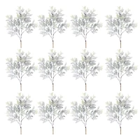 White Flocked Cedar Branch, 12ct.