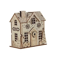 DIY LED Wood Village Candy Cane House by Make Market®