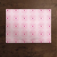 Rosey Sun Pattern 18" x 14" Cotton Twill Placemat