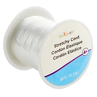 White Stretchy Cord by Creatology™