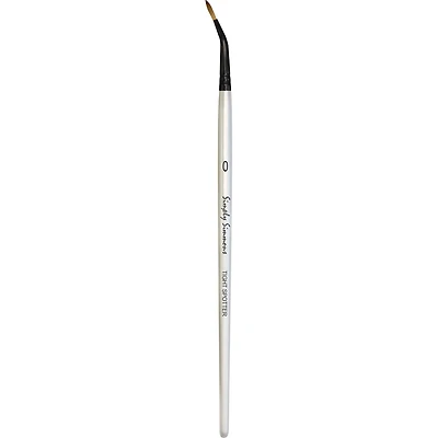 Simply Simmons Short Handle Tight Spotter Brush, no.0