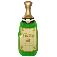 94" Green & Gold Champagne Bottle Swimming Pool Float
